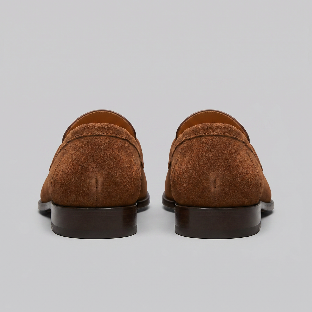 Mocassins homme daim penny smart casual bureau tendance