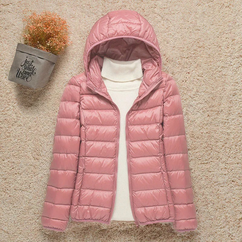 Piumino leggero da donna con isolamento termico, per l’inverno