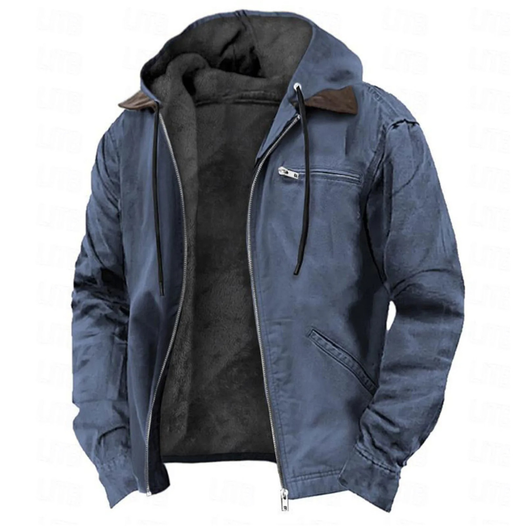 Manteau hiver homme laine matelassé protection grand froid