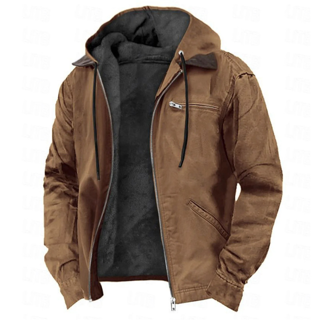 Manteau hiver homme laine matelassé protection grand froid